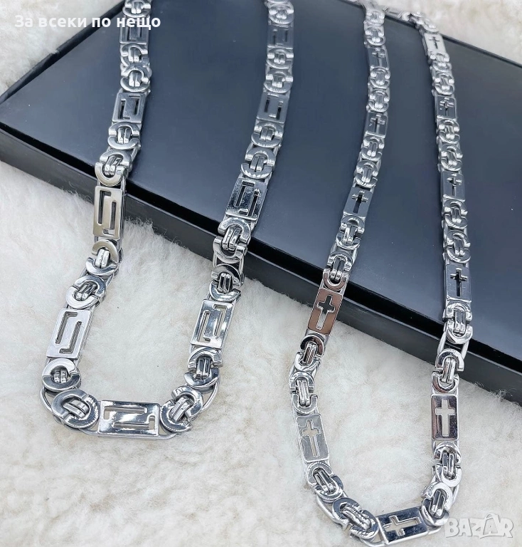 Мъжки Масивен Ланец От Медицинска Стомана Код SV-9, снимка 1