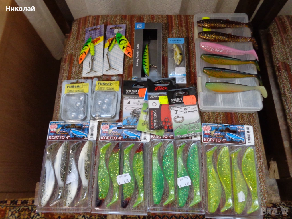 Воблери,блесни,силикони,джиг глави и др., снимка 1