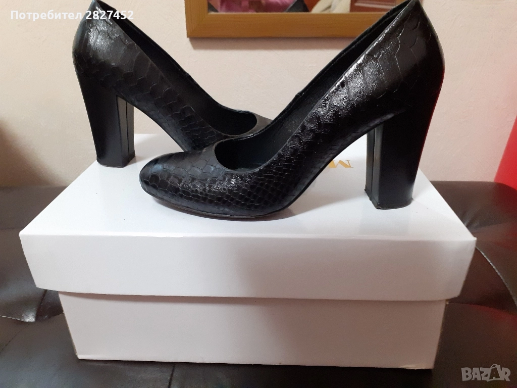 Дамски обувки естествена кожа цена 15лв , снимка 1