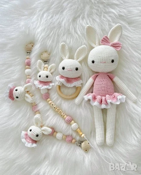 Комплект от 4 плетени играчки , снимка 1