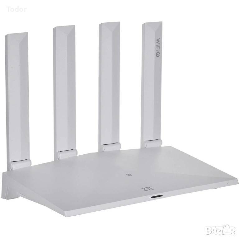 Безжичен двубандов гигабитов рутер ZTE Router T3000 WiFi 6 AX3000, снимка 1