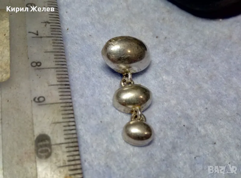 ФЕШЪН АРТ ПОСРЕБРЕН МЕДАЛЬОН от БЛАГОРОДНА НЕРЪЖДАЕМА СТОМАНА 40523, снимка 1