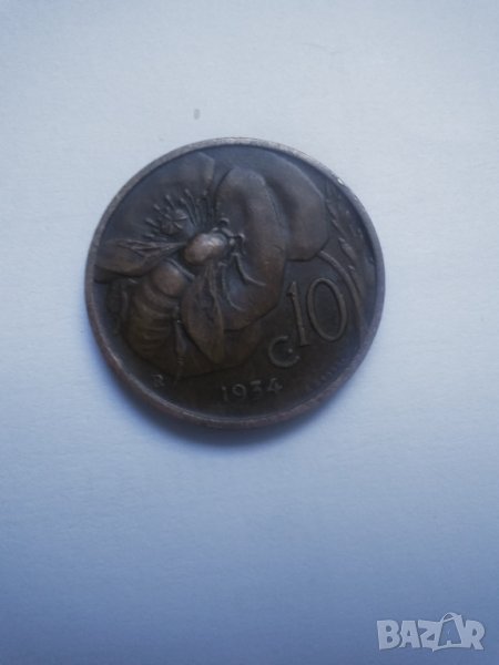 10 чентисими 1934г.Италия, снимка 1