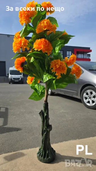 ИЗКУСТВЕНО ДРЪВЧЕ 15 ЦВЕТЯ 155 СМ. И ЛИСТА Код P328, снимка 1