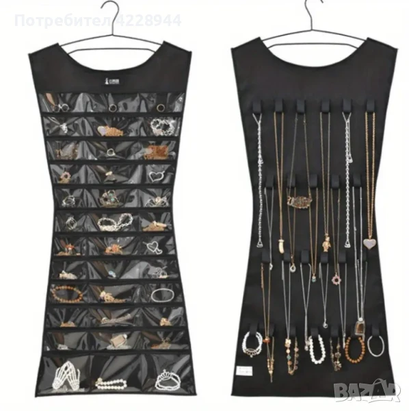 Органайзър за аксесоари, гривни, обеци, колиета, пръстени за закачалка, снимка 1