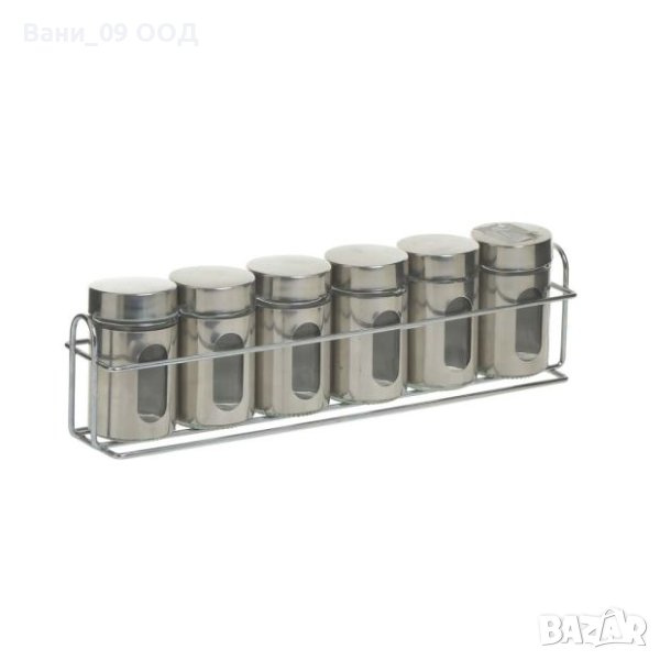 Метален сет за подправки-7 части, снимка 1