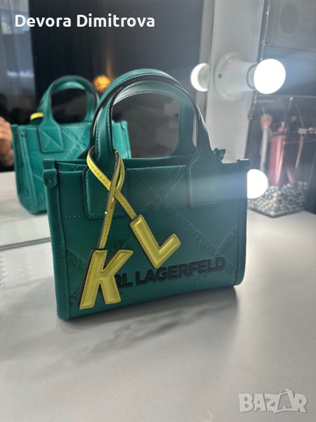 Кожена чанта Karl Lagerfield, снимка 1