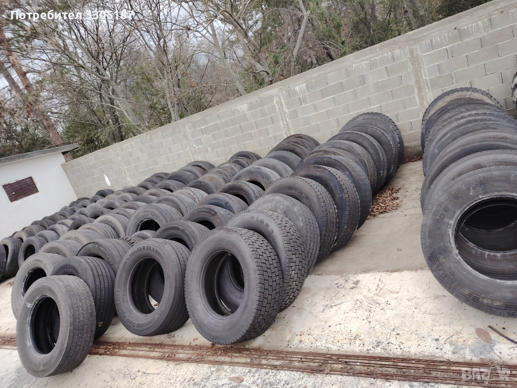 Гуми 315/70/22.2;385/65/22.5;295/80/22.5;385/55/22.5;275/70/22.5 между 100 и 300лв, снимка 1
