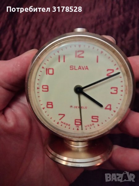 Руски будилник SLAVA , снимка 1