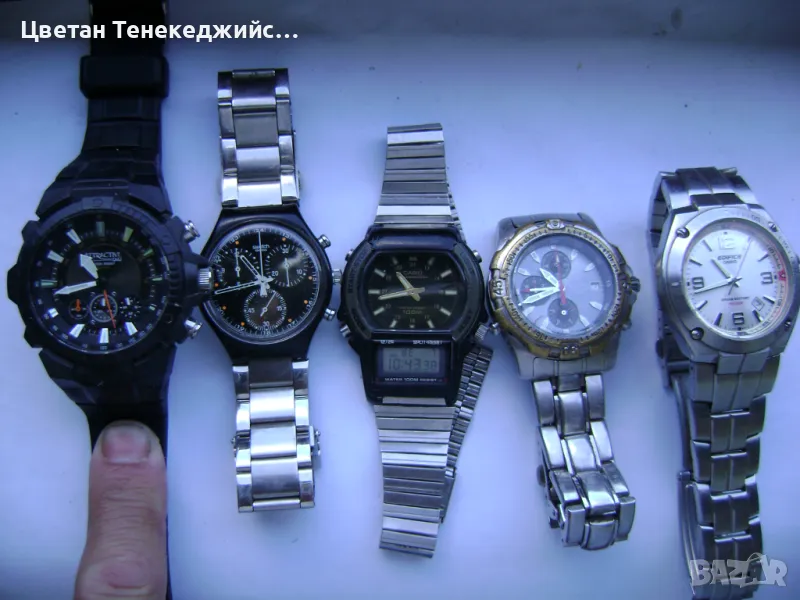 Продавам 5 кварцови часовника Q&Q,Swatch,Casio,Festina, снимка 1