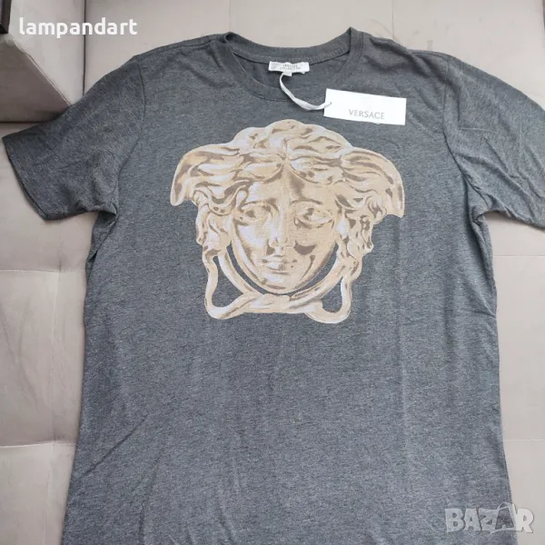Тениска Versace Medusa в сиво, снимка 1