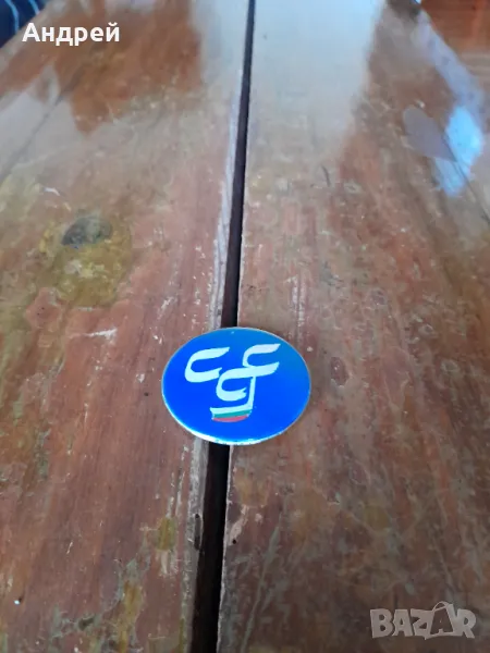 Стара значка СДС #6, снимка 1