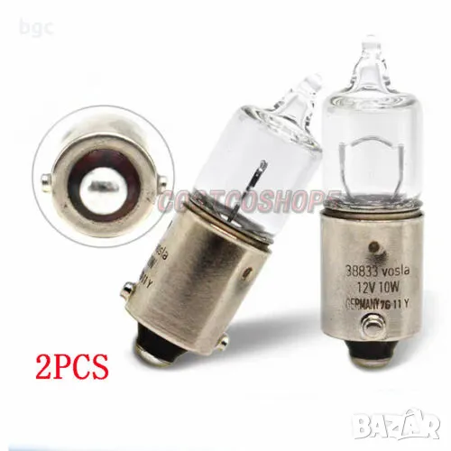 Крушка ОЕМ Оригинална PHILIPS, H10W, 12V, 10W, BA9s, 12024HP E87, E39, E63, E64, E83, E90, E91  , снимка 1
