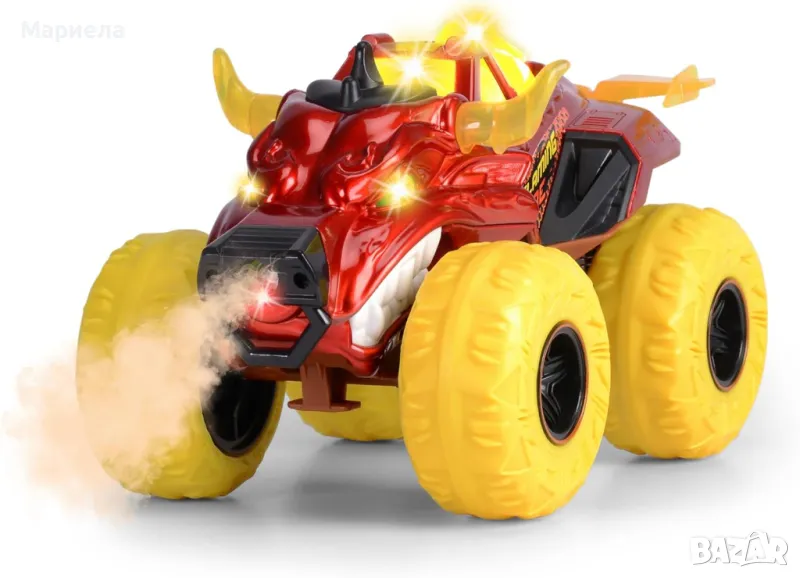 DICKIE TOYS Огнено Чудовище / Кола Със Звук , Светлина и Пара, снимка 1