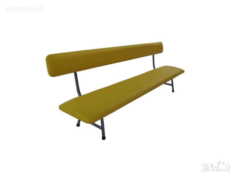 Тапицирана пейка с облегалка TP3 с дължина/ширина/височина , снимка 1