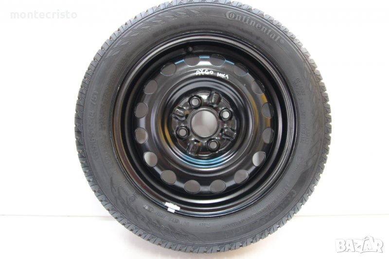 Резервна гума пълноразмерна Toyota Aygo (2005-2012г.) 54.1 4x100 / 14 цола Тойота Аиго Айго джанта, снимка 1
