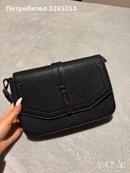 Черна дамска чанта – нова, неизползвана, снимка 1