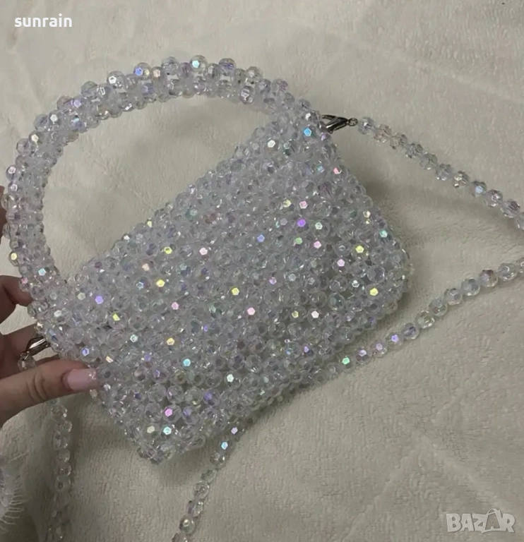 красива чанта от камъчета блестяща, снимка 1