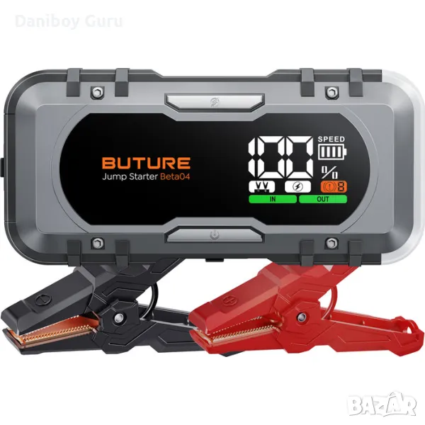 Дигитален Buture  Jump Starter джъмп стартер 6000A бустер, стартер, снимка 1
