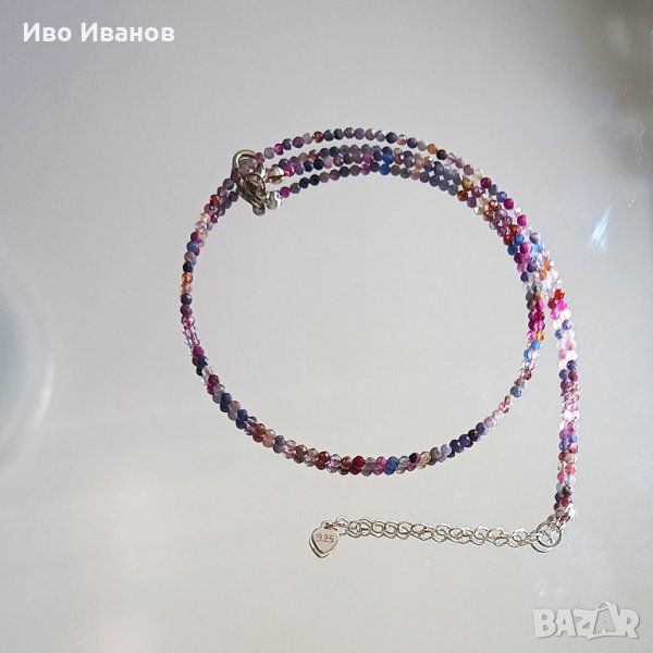 Огърлица от сапфир микс, снимка 1