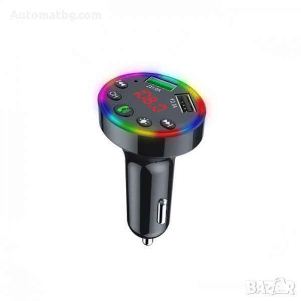 Fm трансмитер Automat, Трансмитер MP3, Bluetooth, 2USB, 2429, снимка 1