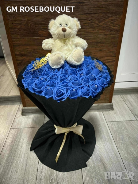 Наличен букет от фоамени рози, снимка 1