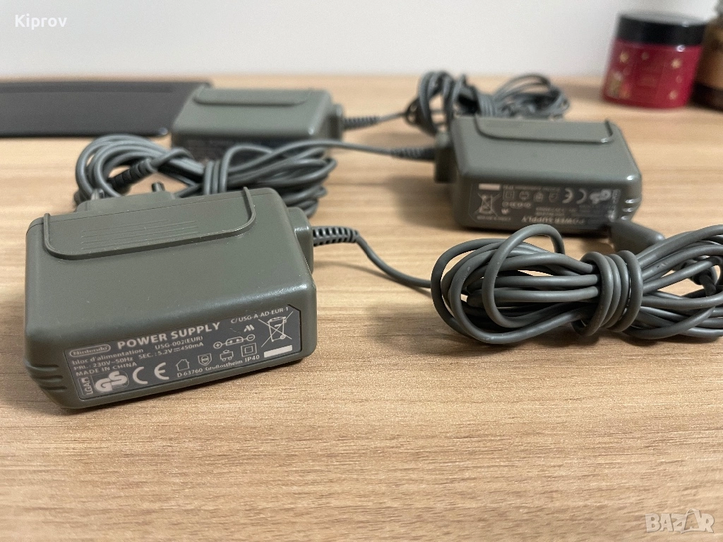 🔌 Nintendo USG‑002 (EUR) – оригинално зарядно за Nintendo DS Lite, снимка 1