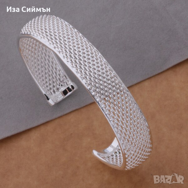 Сребърна гривна, универсален размер, снимка 1