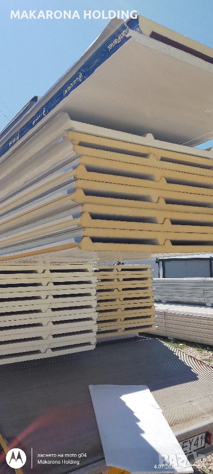 Покривни термопанели с 3 и с 5 ребра цени в описнието, снимка 1