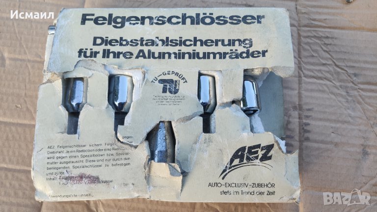 Секретни гайки за джанти М12х1.25, снимка 1