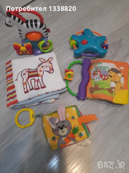 меки книжки, дрънкалки, бебешки играчки, снимка 1