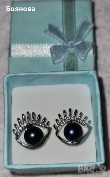 Нежни Обеци от естествени перли  и сребро, снимка 1