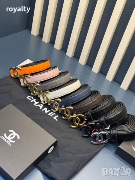 Ch🅰️nel естествена кожа колани , снимка 1