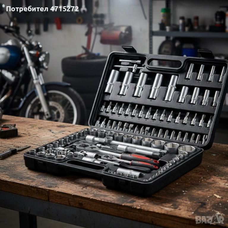 Куфар с инструменти 108 части - Гедоре, снимка 1