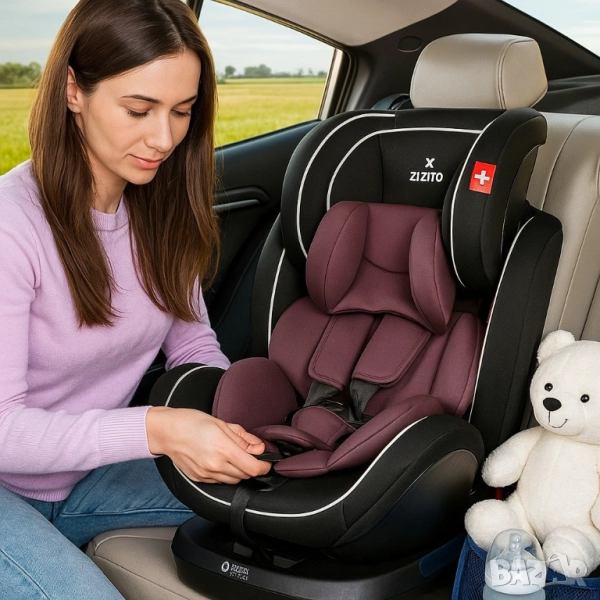 Столче за кола Zizito Amadeo, 0-36 кг, с IsoFix, снимка 1