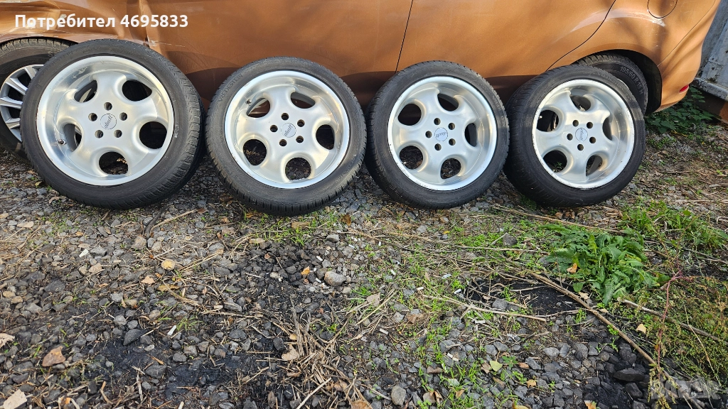 Алуминиеви джанти с гуми за Фолксваген Шкода Сеат 17цола. , снимка 1