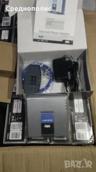 Телефонен адаптер - LINKSYS Cisco-VoIP Phone adapter -PAP2-NA, снимка 1