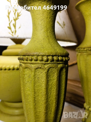 Настолна лампа плюс подарък - чифт свещници, снимка 5 - Настолни лампи - 52639116