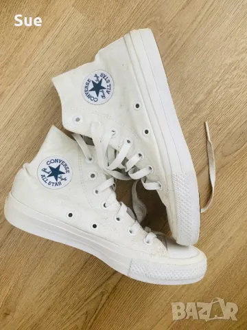 Дамски бели летни кецове Converse, снимка 1