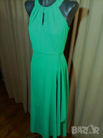 Ефирна рокля в зелено