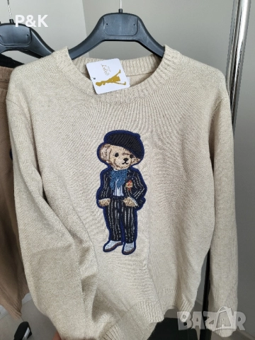 Пуловер с мече, снимка 5 - Блузи с дълъг ръкав и пуловери - 52272543