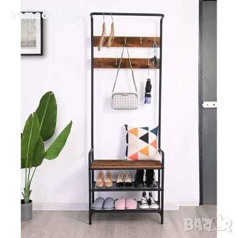 ПРОМОЦИЯ Портманто в индустриален стил JINHUI X001JX9LRN, снимка 2 - Портманта - 48848327