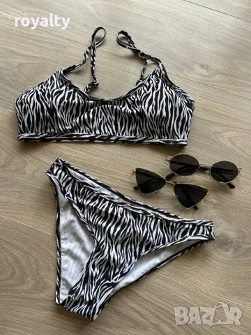 Дамски бански Два цвята 