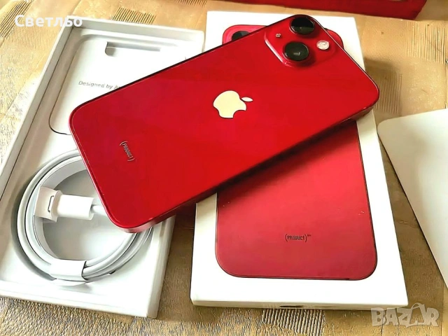 Нов iPhone 13 mini , с 256 GB памет.  В Гаранция до 23.11.2027 год.
