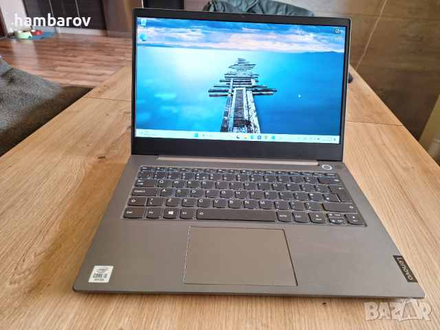 Перфектен лаптоп Lenovo Thinkbook с 4-ядрен Core i5-1035G1 14'' Full HD 256 GB SSD 8GB DDR4 Win11, снимка 3 - Лаптопи за работа - 44707957