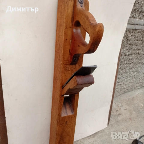 Голямо автентично дървено ренде , снимка 2 - Антикварни и старинни предмети - 52580954