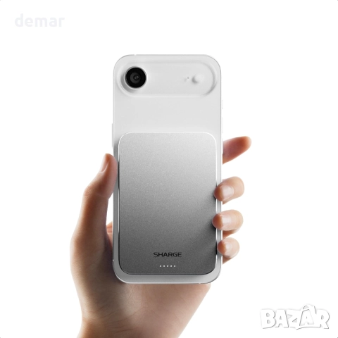 Външна батерия SHARGE AeroMag Magsafe 10000 mAh, магнитна, 15 W Qi2