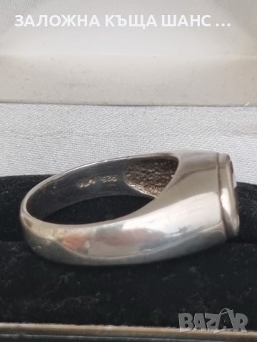 Сребърен пръстен с Аметист , снимка 6 - Пръстени - 41585250