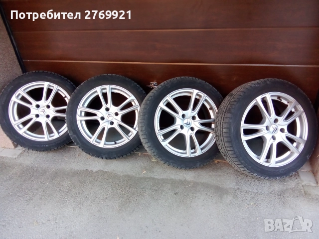 Зимни гуми с джанти 225/50R17 за Citroen и Peugeot 4x108 65.1 ЕТ16, снимка 2 - Гуми и джанти - 52077947