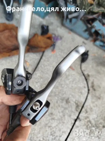 Хидравлични спирачки за велосипед колело Shimano deore bl m 595, снимка 2 - Части за велосипеди - 48064456